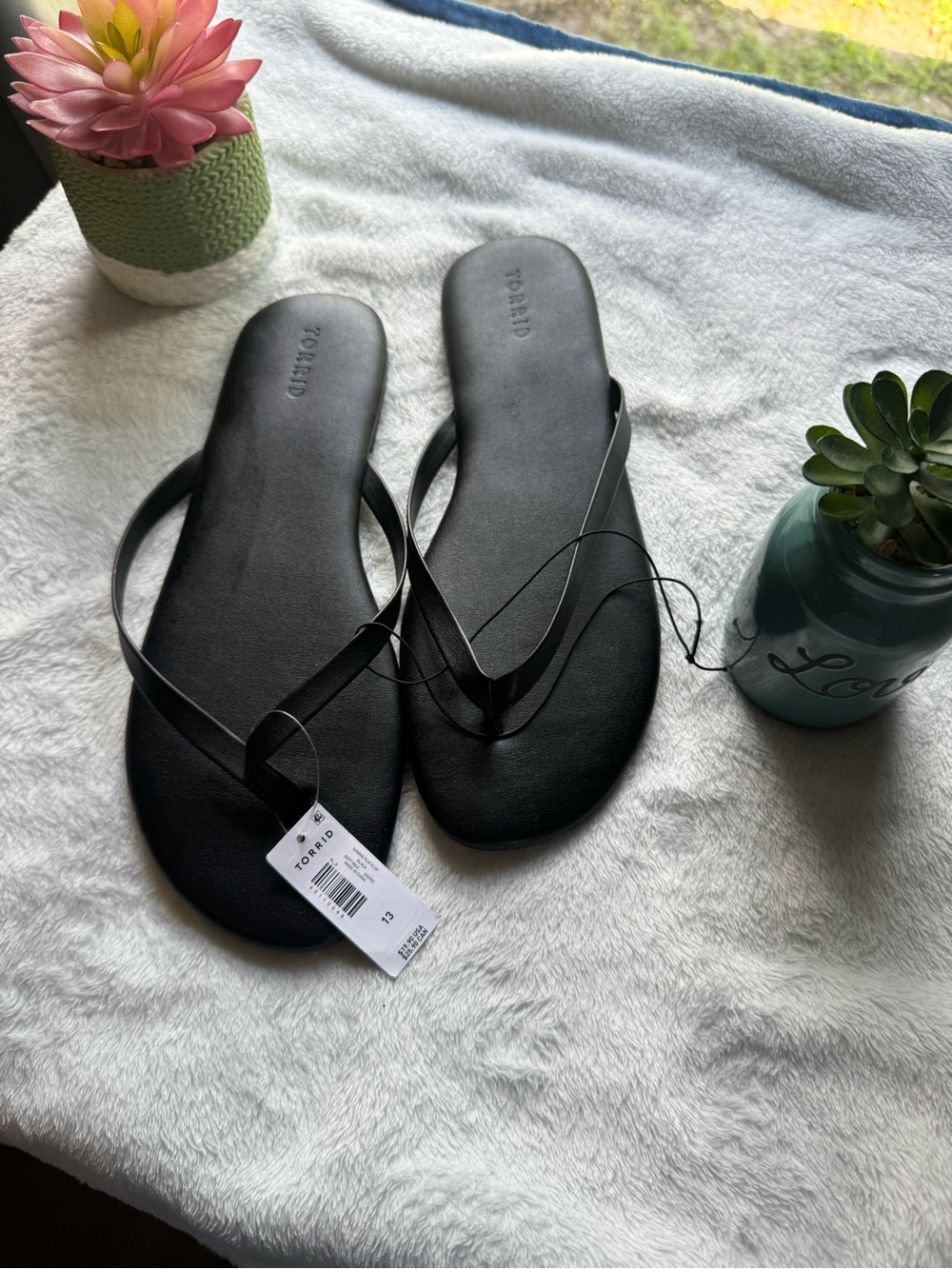 🖤 NWT Torrid Black Sandals Size 13 Wide Width